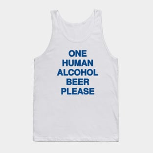 Human Beer Tank Top